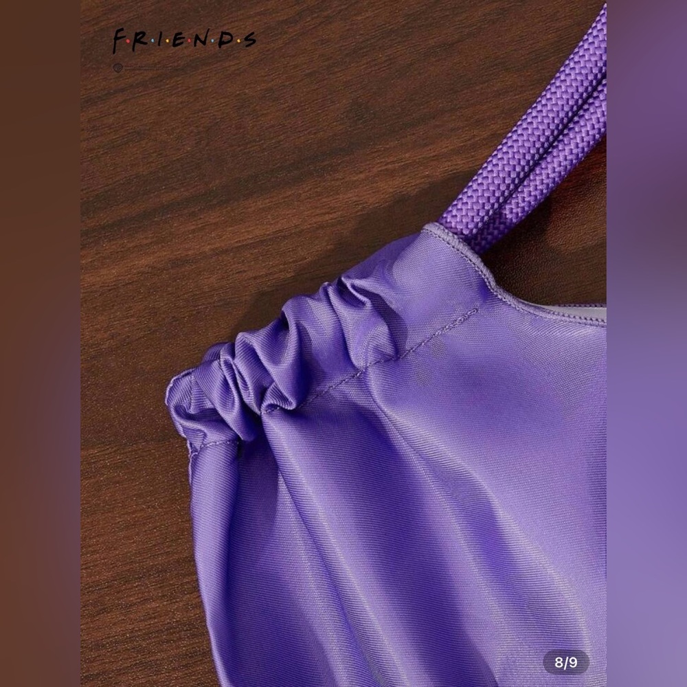 Patterned Drawstring, Tote Bag Made Of Polyester … - image 4